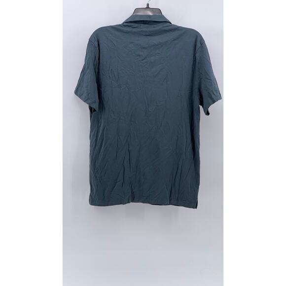 ZARA Men's Solid Short Sleeve Regular-Fit Pullover Polo Shirt SZ M - Picture 2 of 10